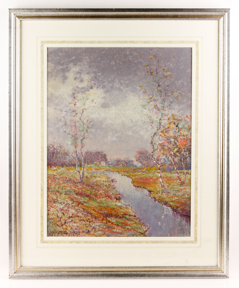 Appraisal: - Richardson Stream in Fall O Slate Louis H Richardson