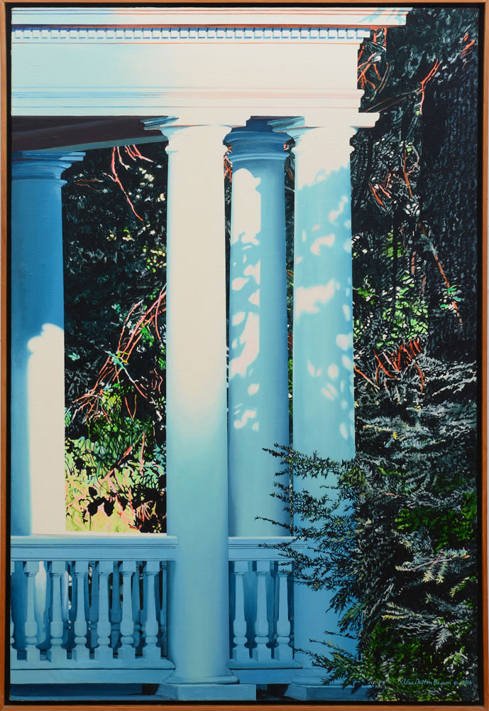 Appraisal: ALICE DALTON BROWN b FOUR EVENING COLUMNS I Oil on