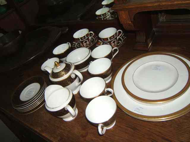 Appraisal: A MINTON GRANDEE PATTERN PART COFFEE SERVICE together with four