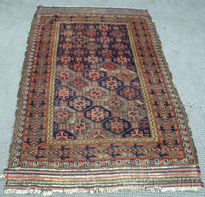 Appraisal: Baluch Rug Northeast Persia th century ft in x ft