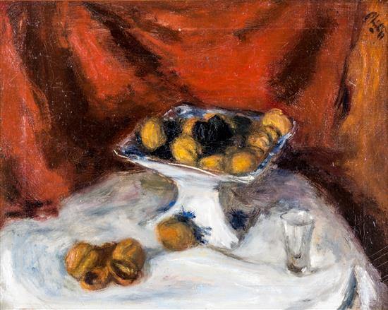 Appraisal: Sale Lot Robert Phillipp American - Still Life with Fruit