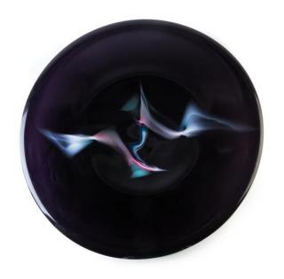 Appraisal: A Large Studio Glass Charger Diameter inches A Large Studio