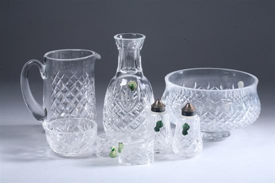 Appraisal: COLLECTION WATERFORD CRYSTAL In assorted patterns Including a pedestal bowl