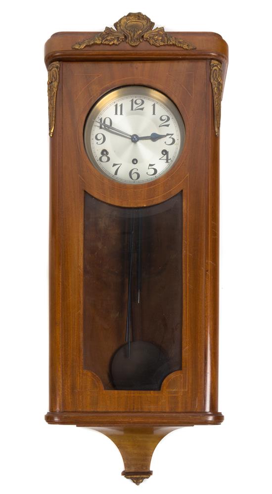 Appraisal: Sale Lot A Continental Walnut Cased Wall Clock th century