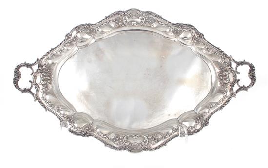 Appraisal: Gorham Chantilly-Grand pattern sterling waiter tray dated marked L W