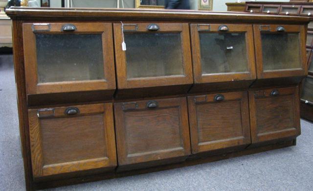 Appraisal: Antique produce counter from general store in Eaton OH made