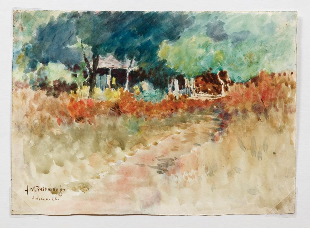 Appraisal: Henry Mortikar Rosenberg American - Alabama watercolor on paper signed