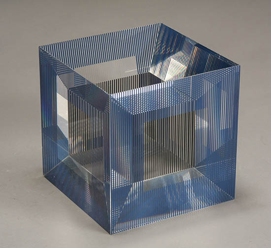 Appraisal: Jes s Rafael Soto Venezuelan - Cube with Ambiguous Space