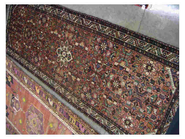 Appraisal: Hamadan oriental rug ' x '