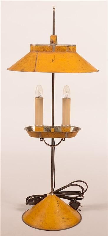 Appraisal: Reproduction Tin Lamp by Jerry Martin Reproduction Tin Lamp by