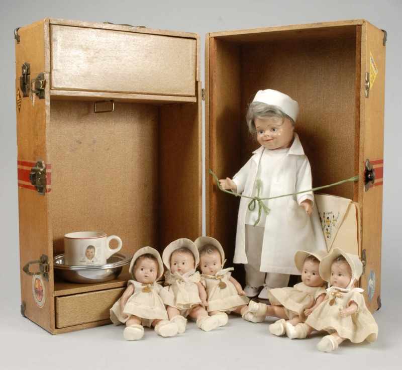 Appraisal: Lot of Dr Da Fue and Dionne Quintuplets Description All