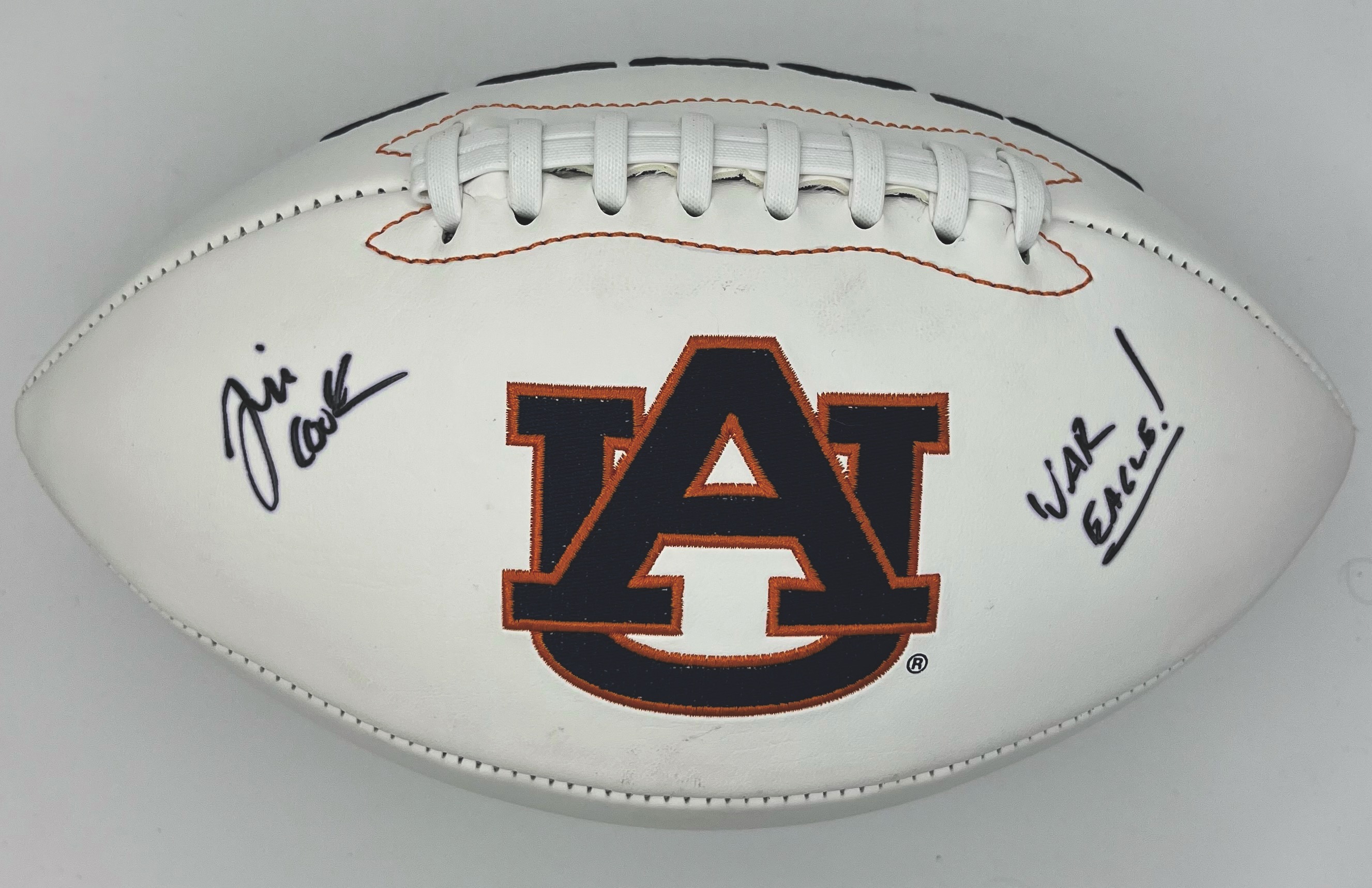 Appraisal: Unusual Auburn University football signed by their Apple alumnus Uncommon