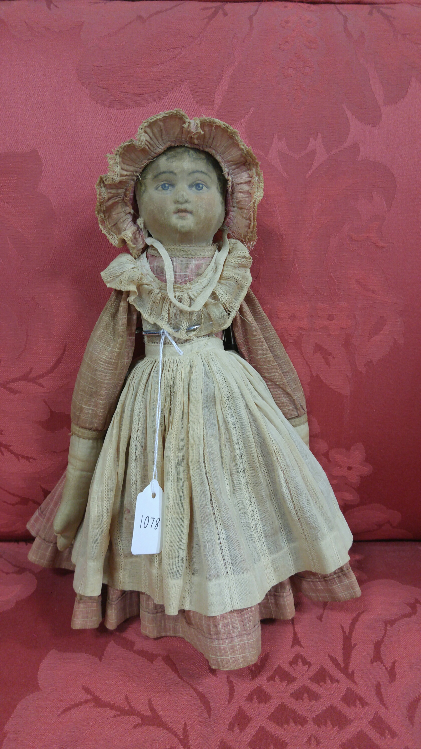 Appraisal: TOPSY-TURVY DOLL American st quarter- th century Topsy-Turvy wearing a