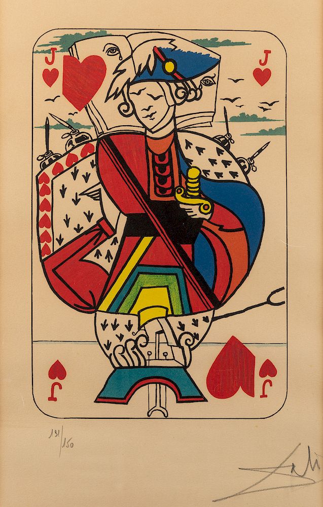 Appraisal: SALVADOR DALI SPANISH - SALVADOR DALI SPANISH - Playing Cards