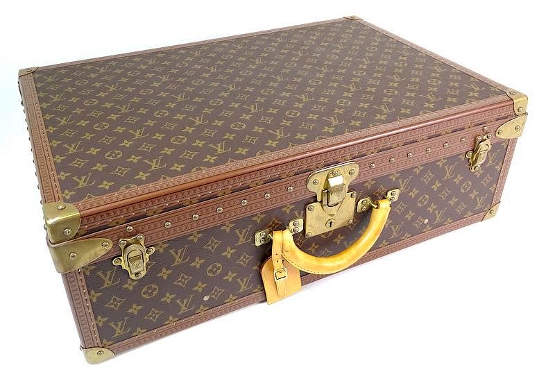 Appraisal: Louis Vuitton Alzer Hard Case Trunk Louis Vuitton Alzer Hard