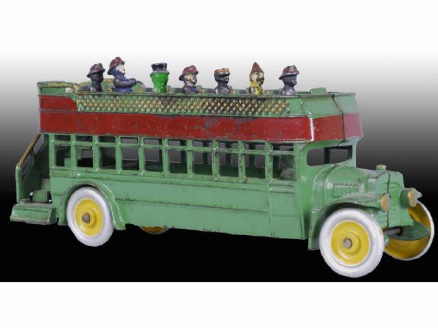 Appraisal: Cast Iron Kenton Double-Decker Bus Toy Description Wheels are repainted