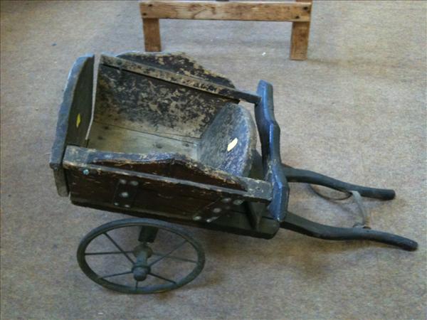 Appraisal: A late th early th century dolls cart