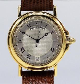 Appraisal: Breguet Marine Model K Gold Wristwatch SWITZERLAND CIRCA A fine