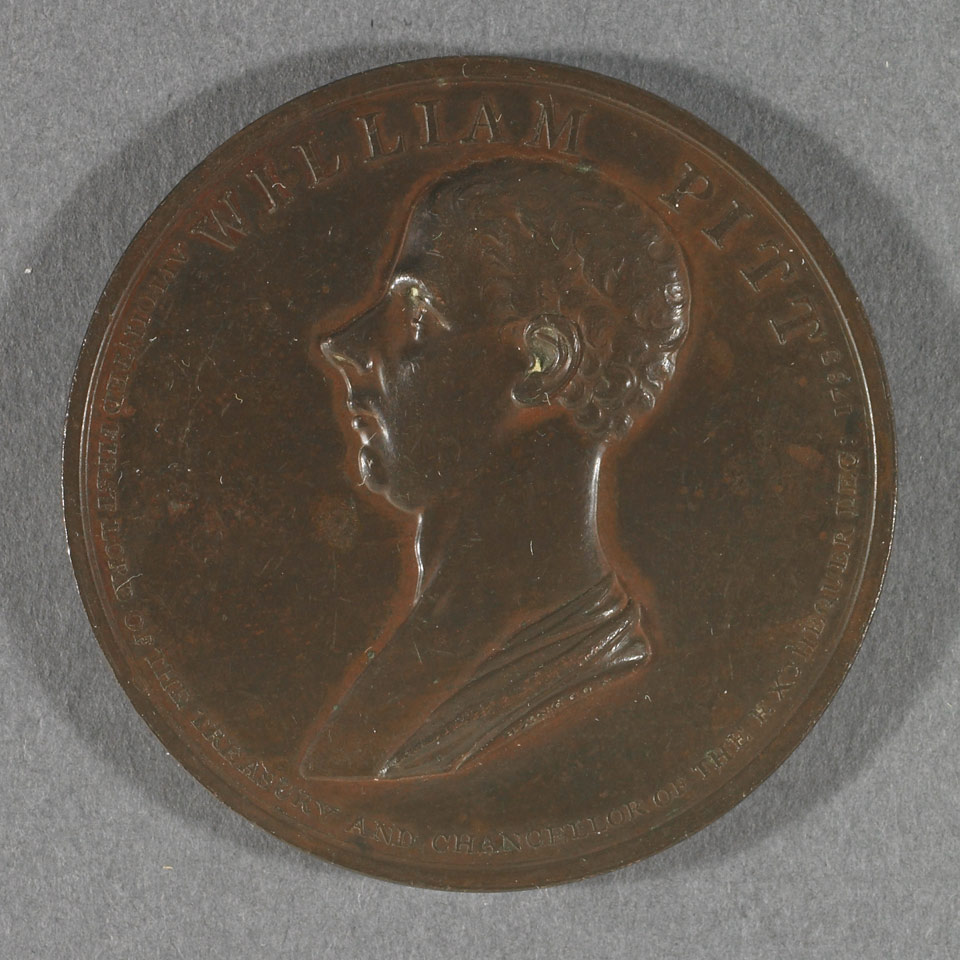 Appraisal: William Pitt the Younger - th Birthday Commemorative Copper Medal