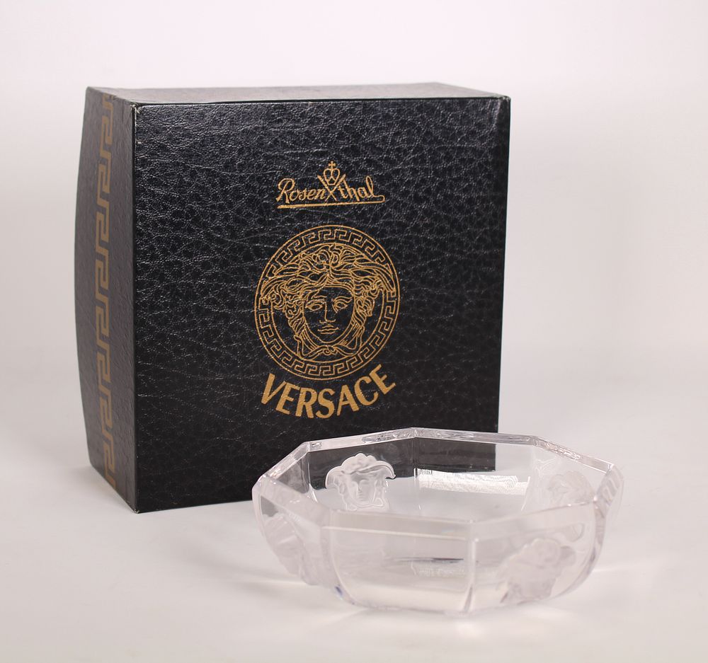 Appraisal: Rosenthal Versace Crystal Lumiere Bowl A Rosenthal Versace crystal Lumiere