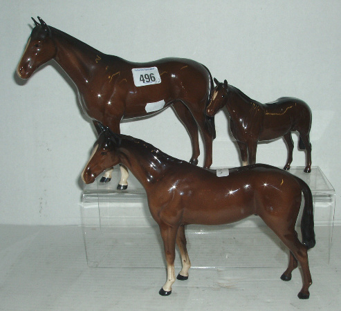 Appraisal: Horse Imperial Ear Restuck Horse and Royal Doulton Horse