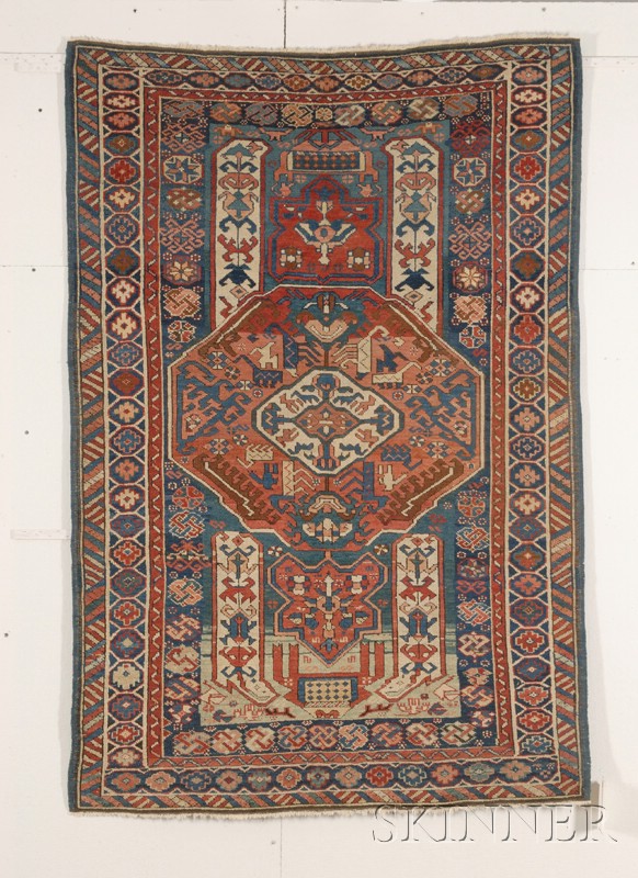 Appraisal: Seichour Rug Northeast Caucasus last quarter th century even wear