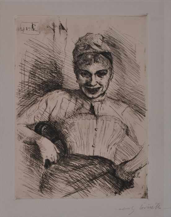 Appraisal: LOVIS CORINTH - FOUR PORTRAITS OF WOMEN Drypoint etchings all