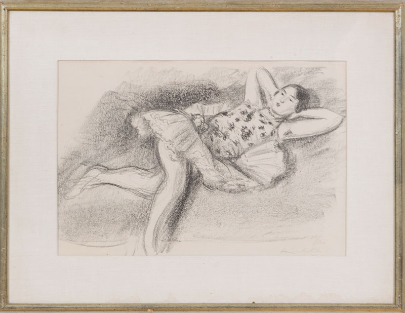 Appraisal: HENRI MATISSE - DANSEUSE ENDORMIE AU DIVAN FROM DIX DANSEUSES