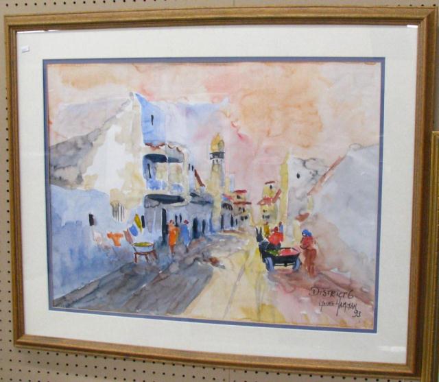 Appraisal: Lynette Hamman South Africa - x watercolor signed lower right