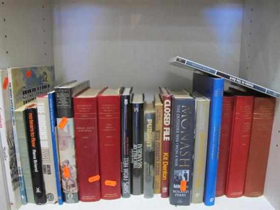 Appraisal: TWO SHELF OF MILITARY REFERENCE