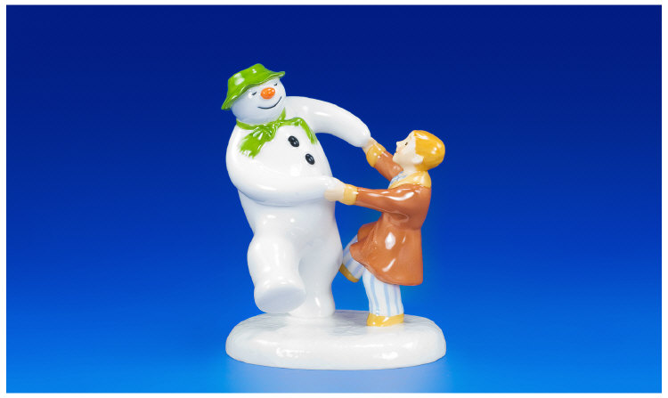 Appraisal: Coalport Snowman Dancing at the Party