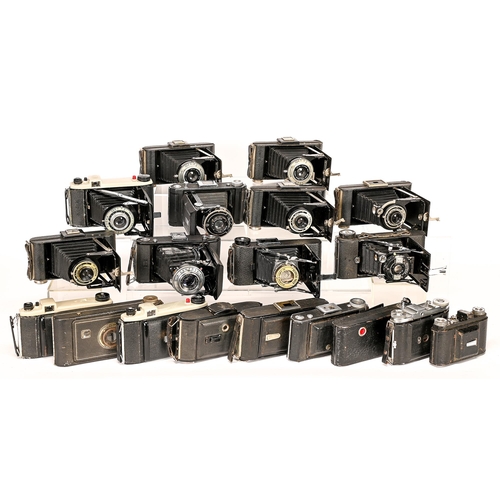 Appraisal: Twenty four Ziess Icon and other roll film cameras More