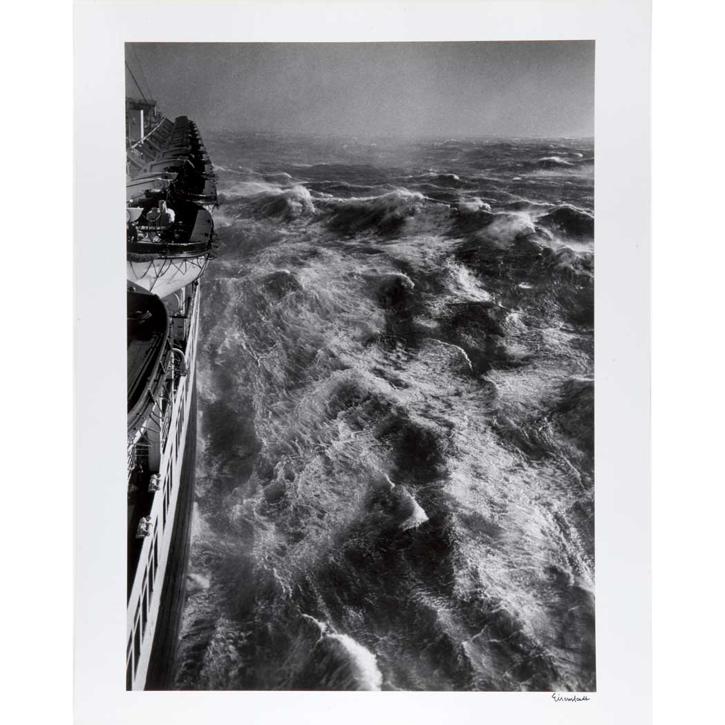 Appraisal: EISENSTAEDT ALFRED - Hurricane in the Atlantic as seen from