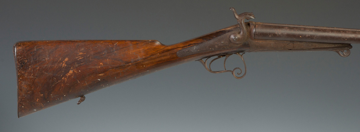 Appraisal: Leopold Bernard Paris France Double Barrel Shotgun th cent Rosewood