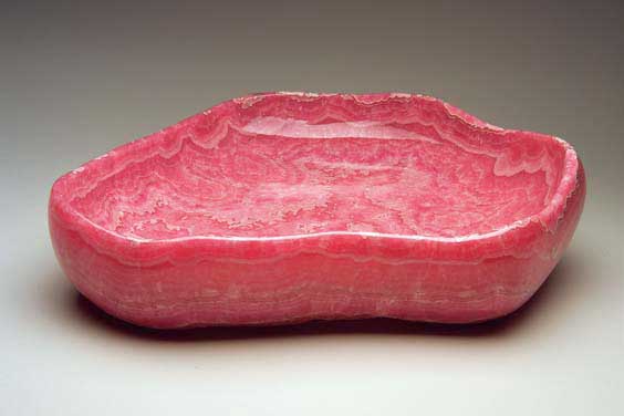 Appraisal: EXCEPTIONAL RHODOCHROSITE BOWL Capillitas Mine Catamarca Province Argentina This outstanding