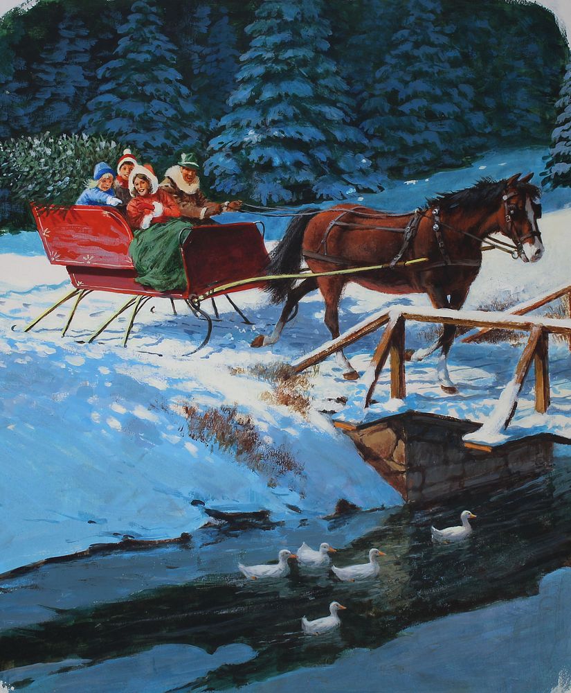 Appraisal: Mel Crawford B Sleigh Ride Mel Crawford Canadian B Sleigh