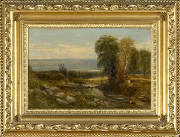 Appraisal: WILLIAM M HART Scottish American - Untitled East Coast Landscape