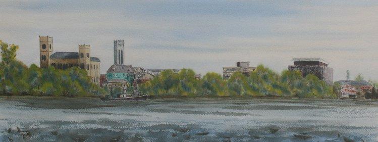 Appraisal: REINIKE III Charles American - Mississippi Coast Watercolor sight size