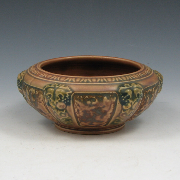 Appraisal: Roseville Florentine - bowl Marked with blue Rv ink stamp