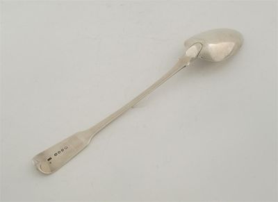 Appraisal: A George III fiddle pattern basting spoon initialled by Thomas