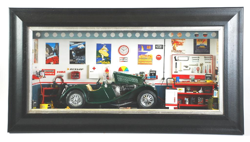 Appraisal: FERRETS SPAIN MINI MODEL LIMITED EDITION MODEL CAR DIORAMA the