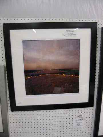 Appraisal: Larry Schwarm color photograph ''Prarie Firenear Cottonwood Falls Kansas'' image