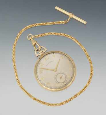 Appraisal: A Gentleman's Hamilton Gold Filled Pocket Watch Yellow gold filled