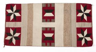 Appraisal: A Navajo Southwest regional double saddle blanket th century of