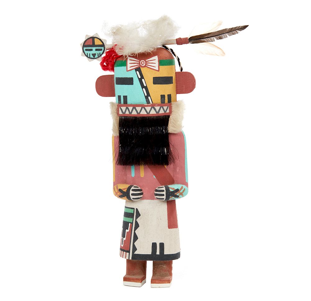 Appraisal: Hopi Prevent Witchcraft Kachina Hilili by Clifford Torivio Hopi Prevent