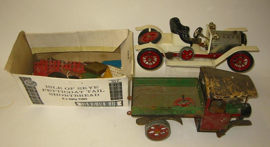 Appraisal: A Mamod steam car no burner or box F-G a