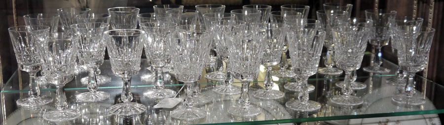 Appraisal: WATERFORD CRYSTAL KYLEMORE WATER GOBLETS '' tall CONDITION At least