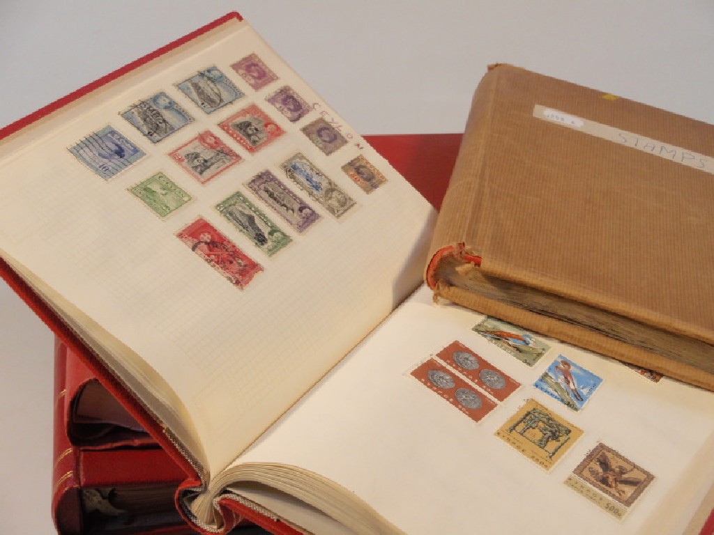 Appraisal: A collection of GB Commonwealth and World stamps contained in