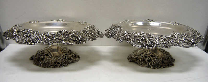 Appraisal: BLACK STARR FROST NEW YORK - Pair of outstanding sterling