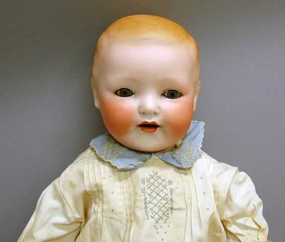 Appraisal: L cir Heubach Kopplesdorf Germany character baby Solid dome with